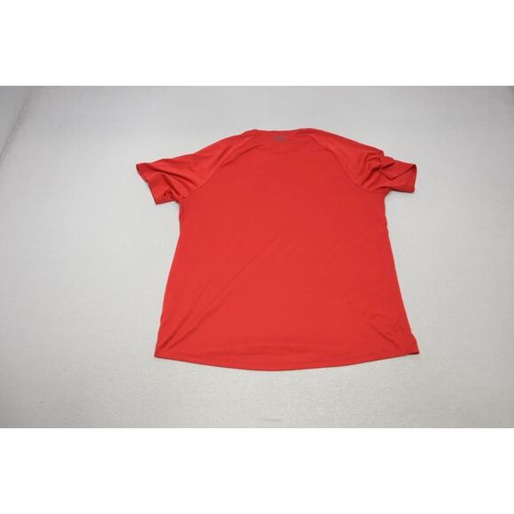 Under Armour Gym Shirt The Tech Tee HeatGear Red Athletic Mens Size XL - Picture 7 of 7